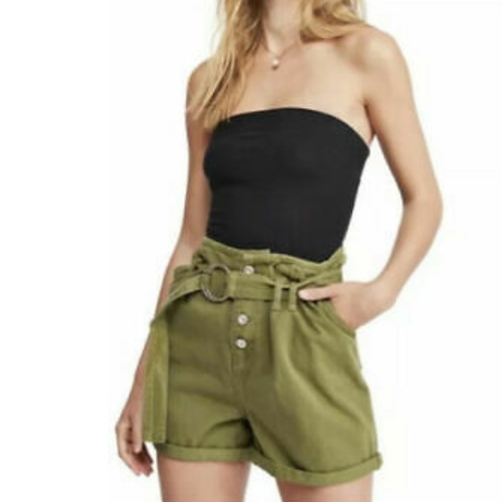 FREE PEOPLE green Sage shorts - Picture 3 of 11